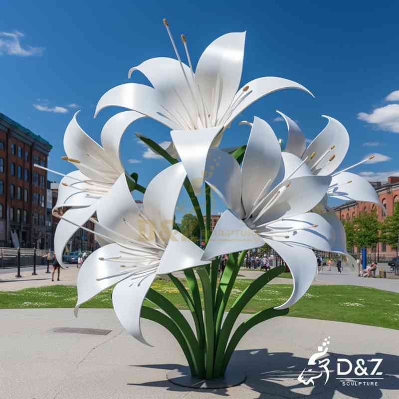 lily garden sculpture