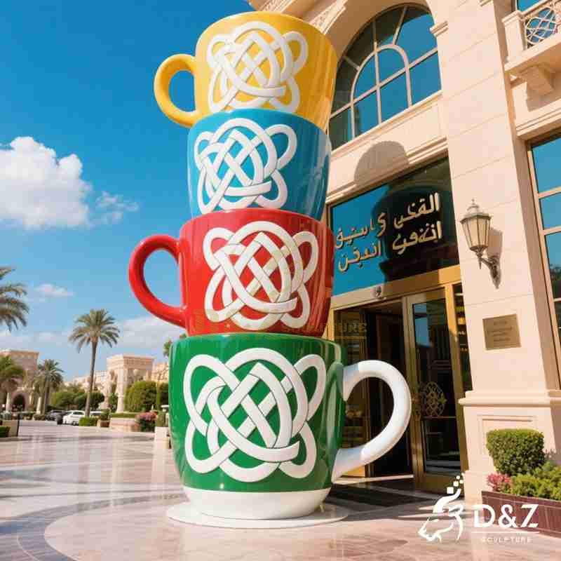 giant cup sculpture