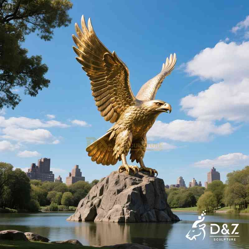 large eagle statue