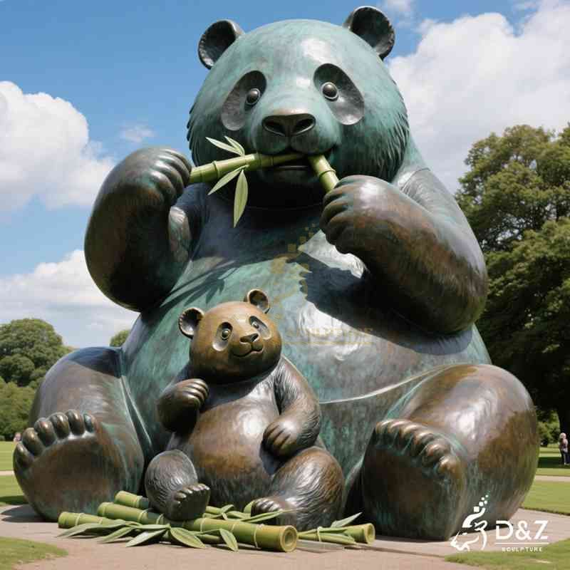 large panda statue