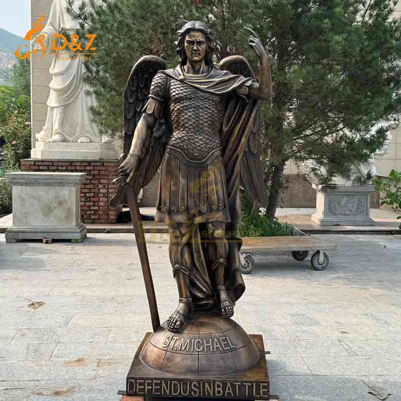Bronze Saint Michael Archangel Statue for Sale DZ-910