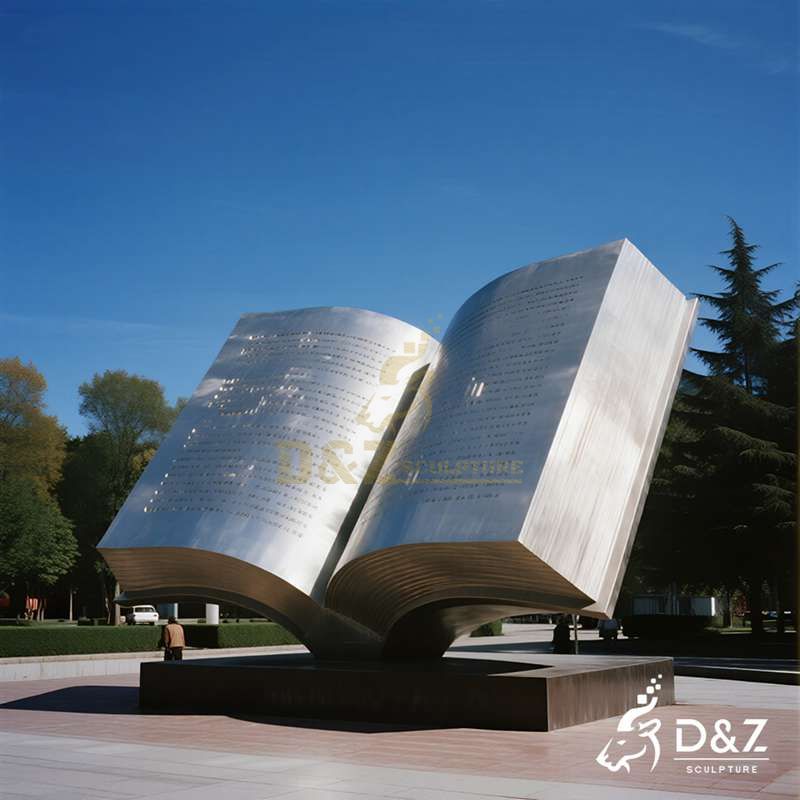 open book sculpture