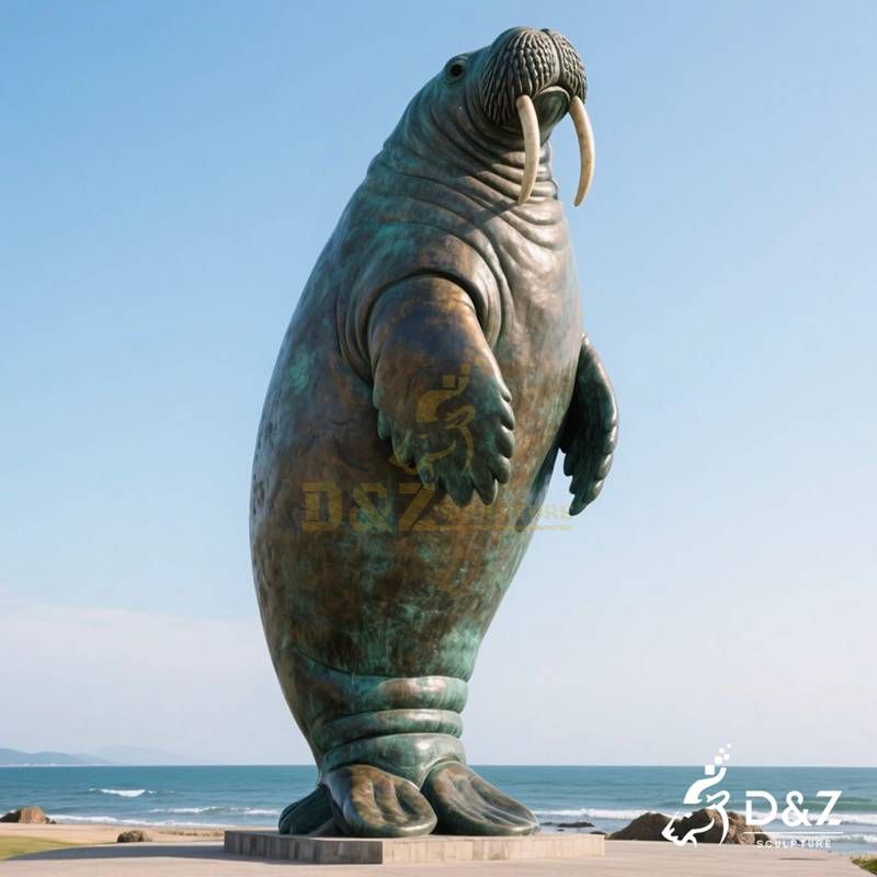outdoor manatee statues