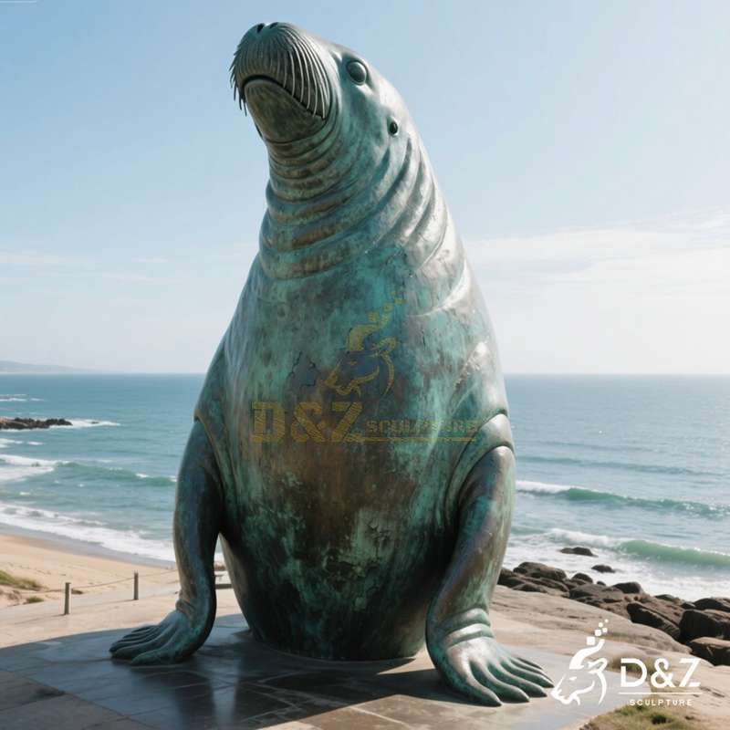 manatee garden statue