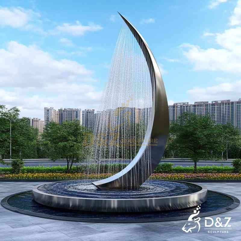 sailboat garden fountain