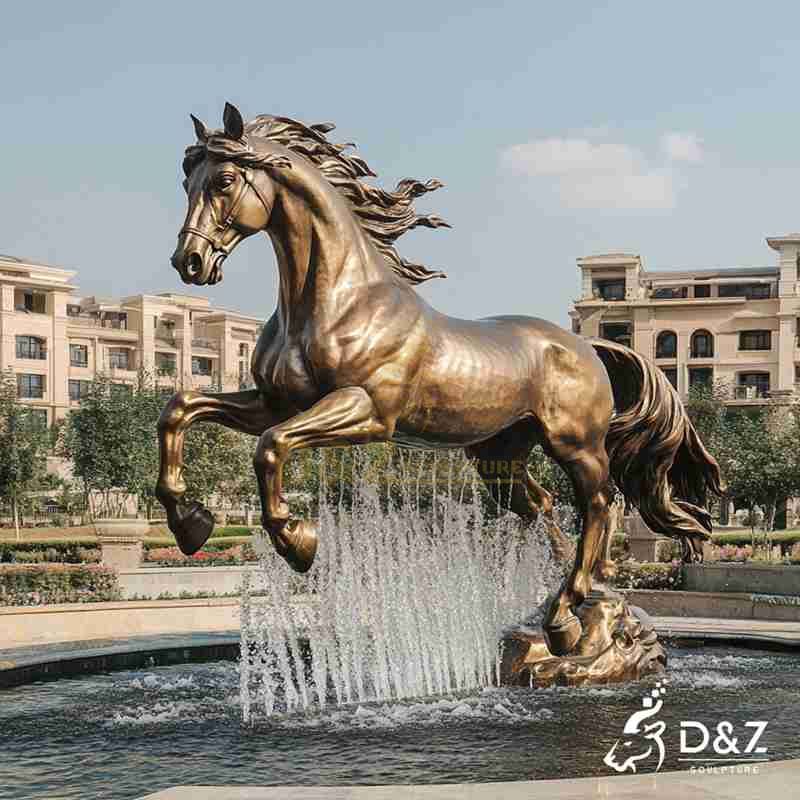 large outdoor horse statue