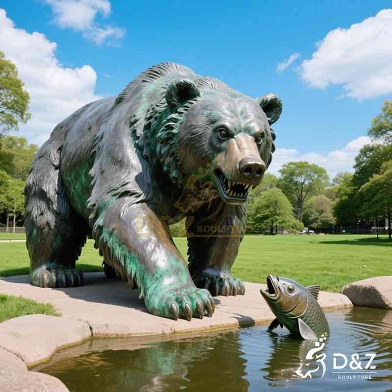 grizzly statue