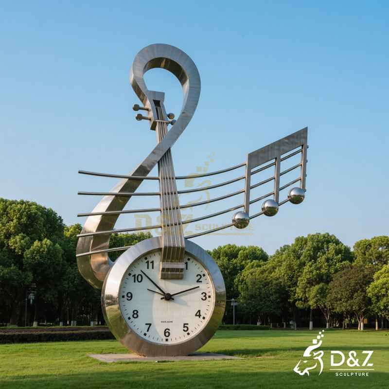 musical instrument clock