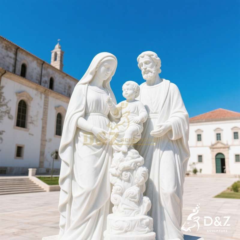 large holy family statue