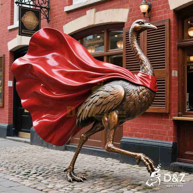 emu garden statue