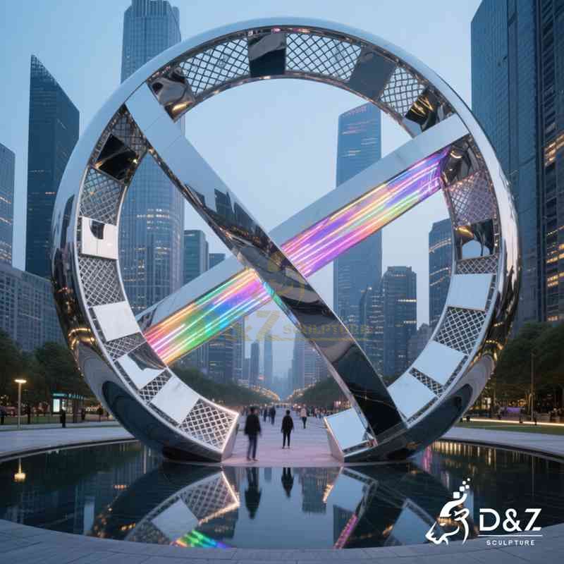 urban art ring sculpture