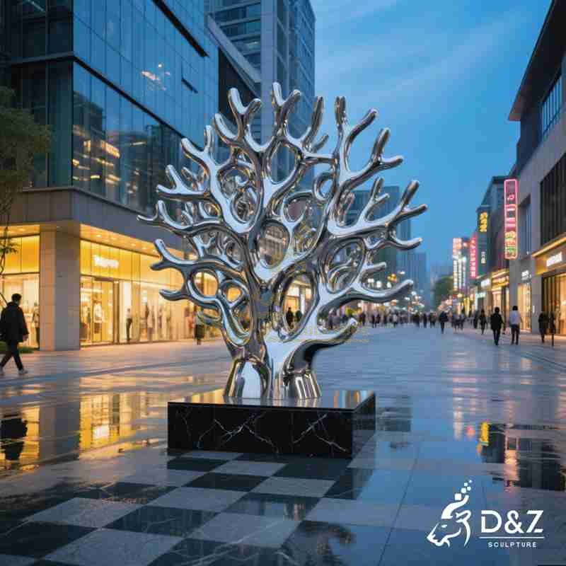 large coral sculpture