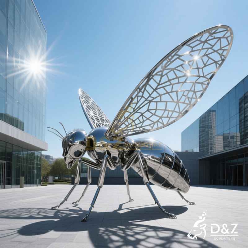 metal insect art