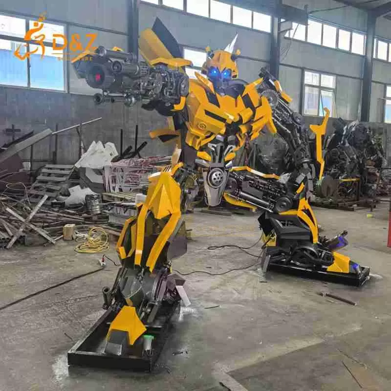 Large Metal Robot Sculpture丨Modern Art for Sale DZJ-80