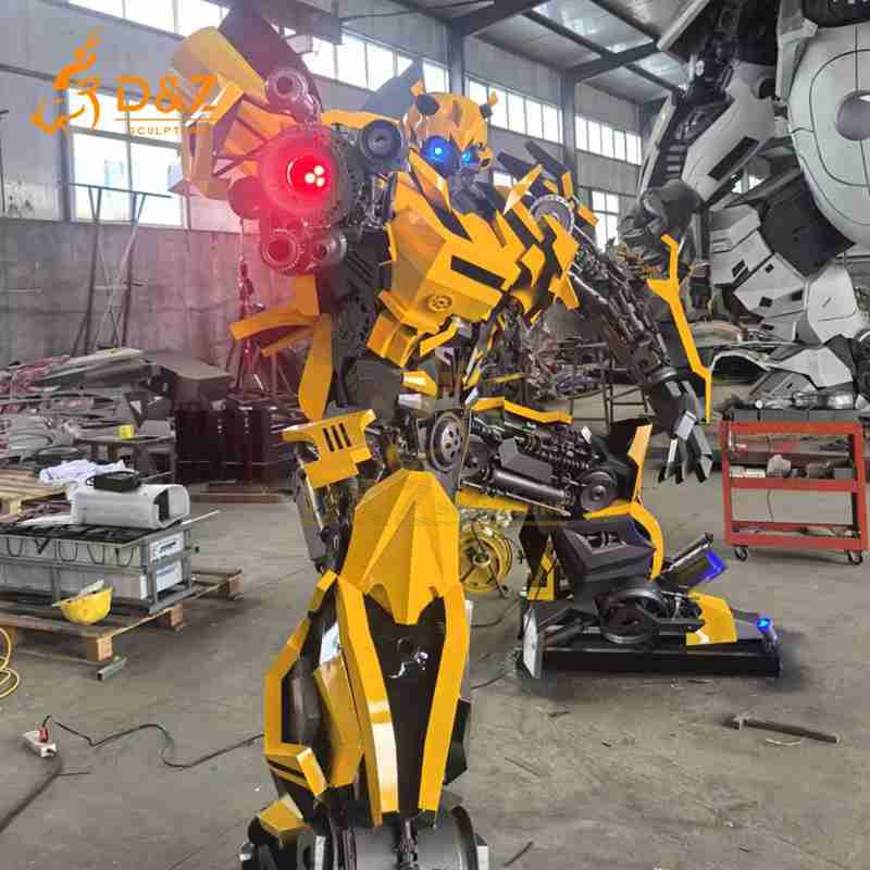 large robot sculpture