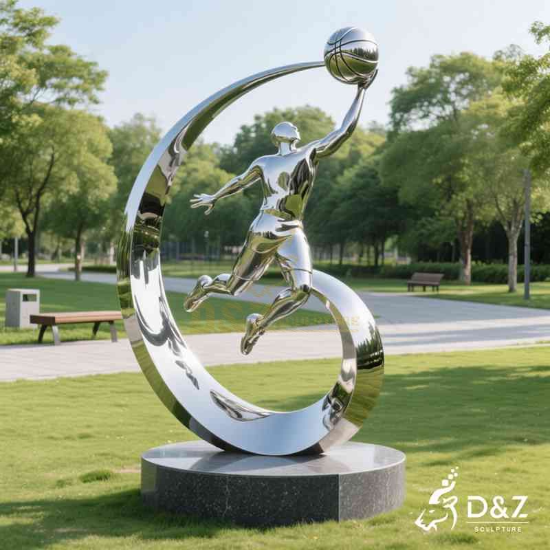 basketball player sculpture