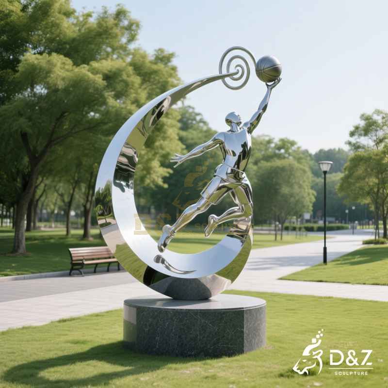 basketball art sculpture
