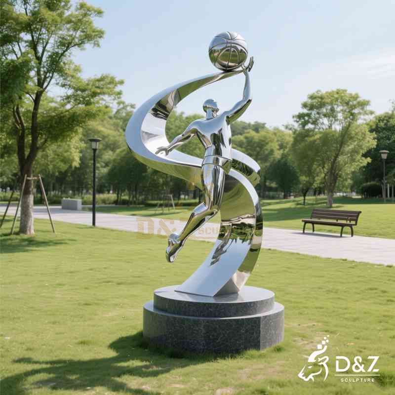 abstract metal sculpture