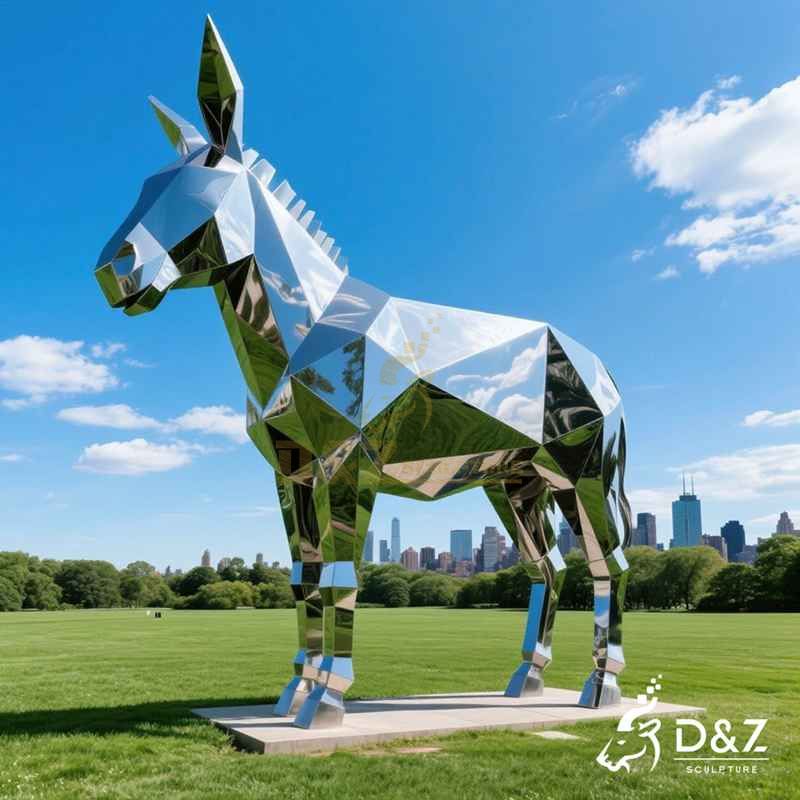 geometric animal sculpture