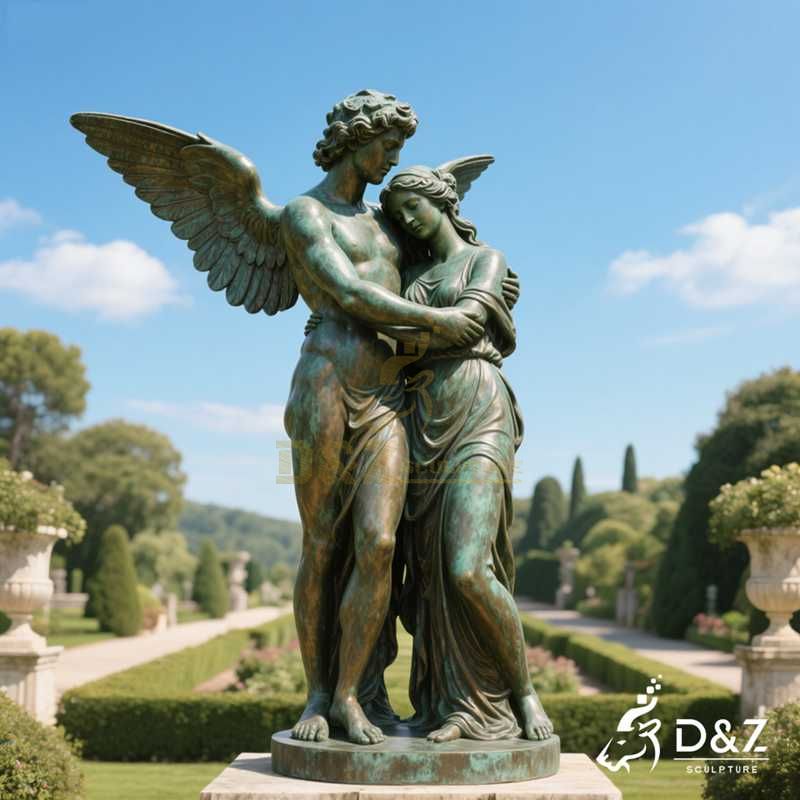 statue of cupid and psyche