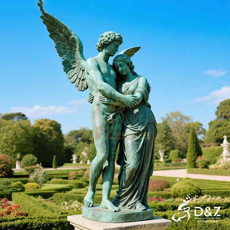 cupid and psyche embrace statue