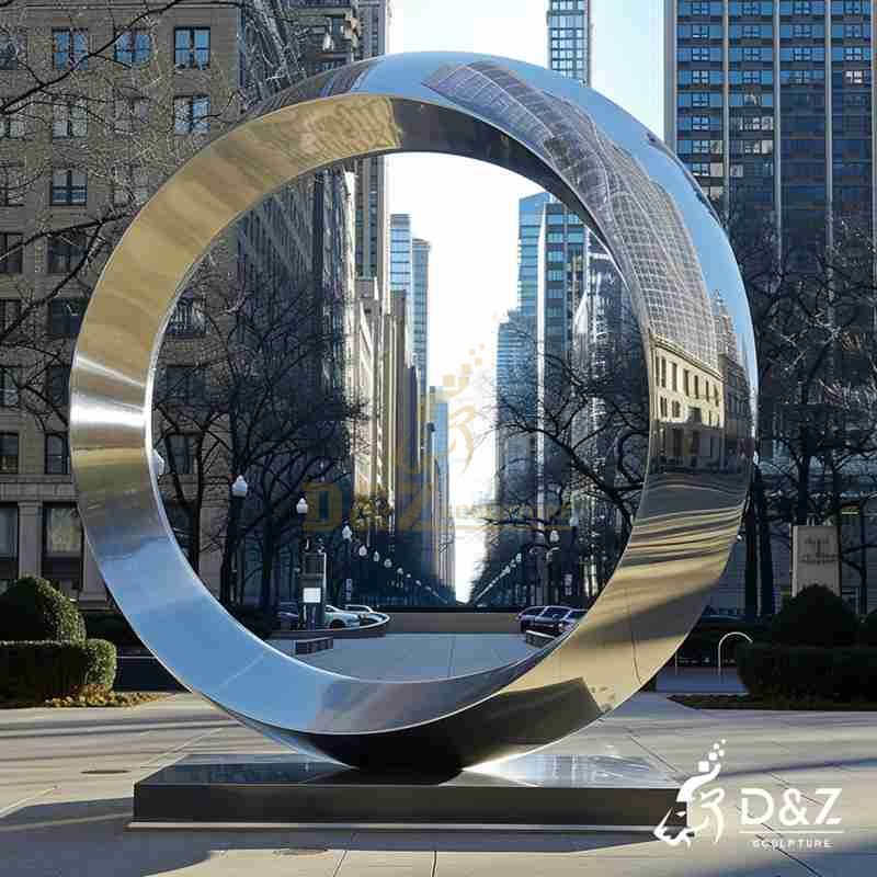 circle garden sculpture