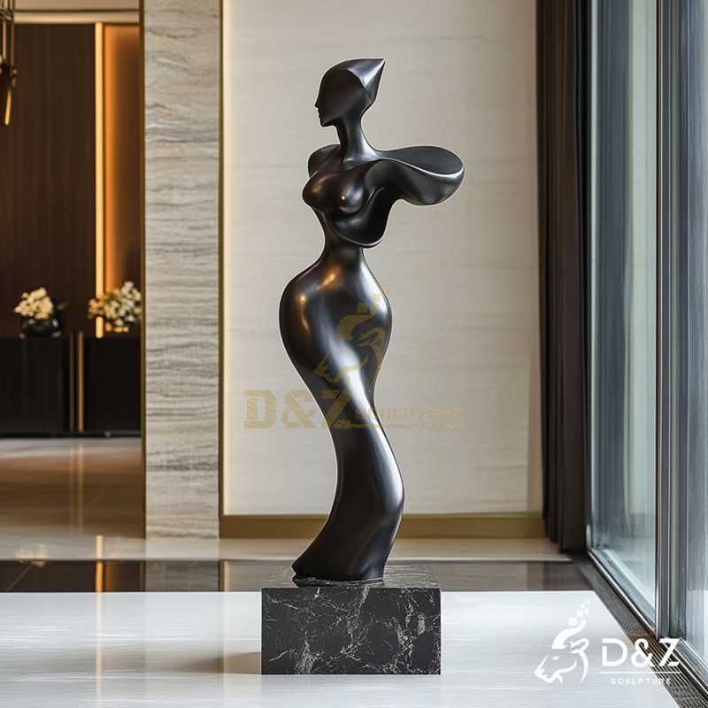 bronze abstract sculpture