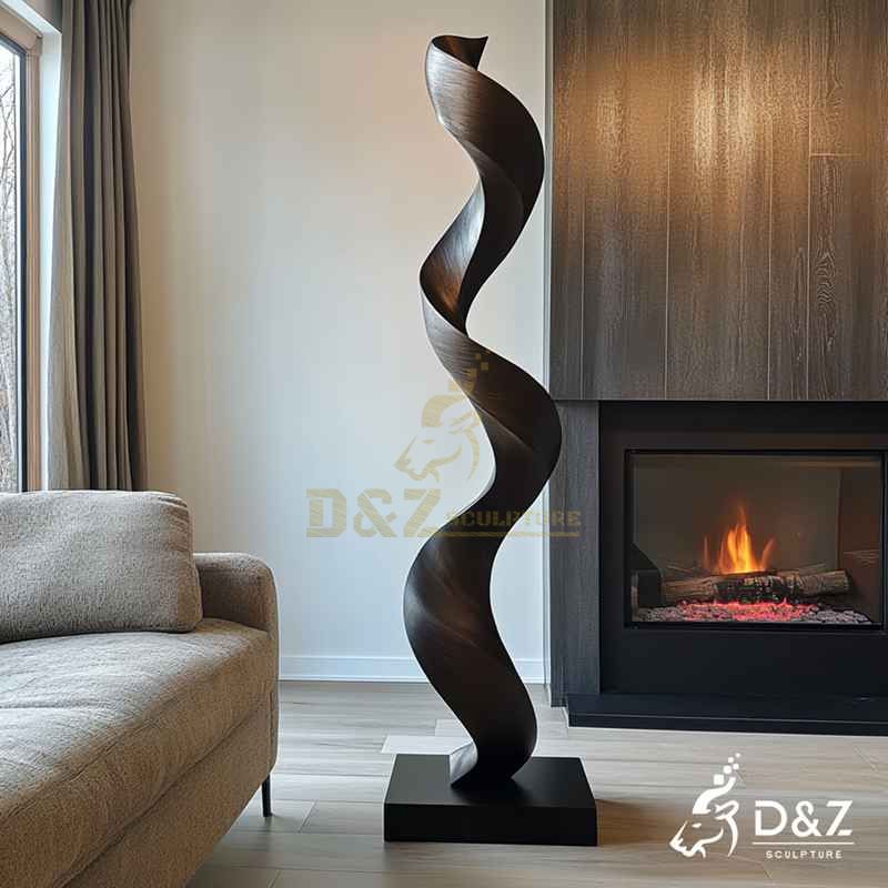 tall black sculpture