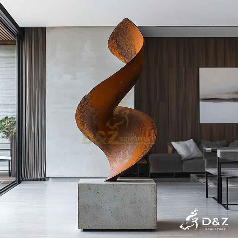 abstract floor sculpture