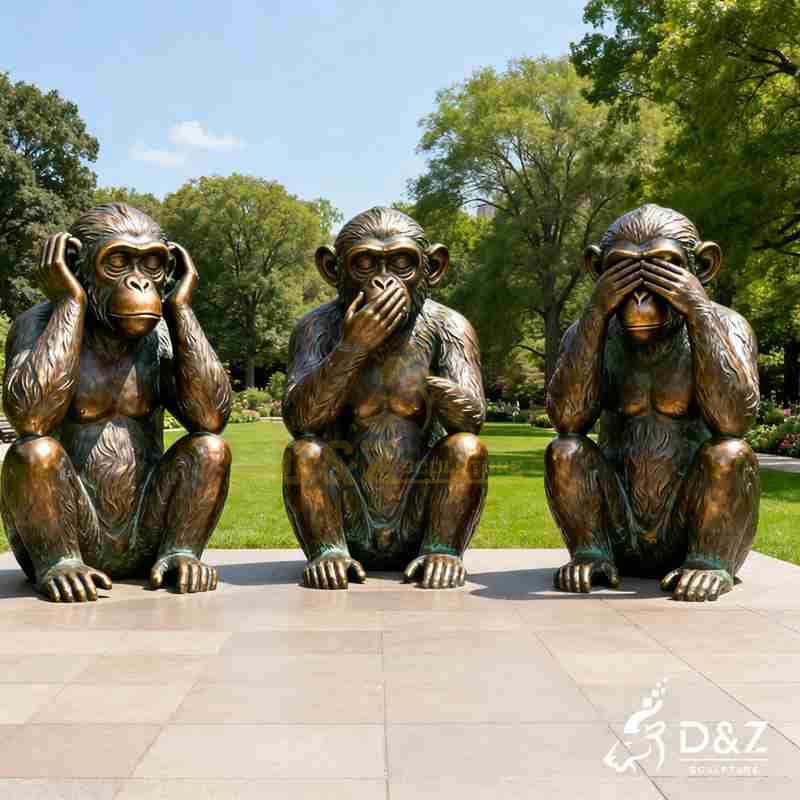 large monkey statue