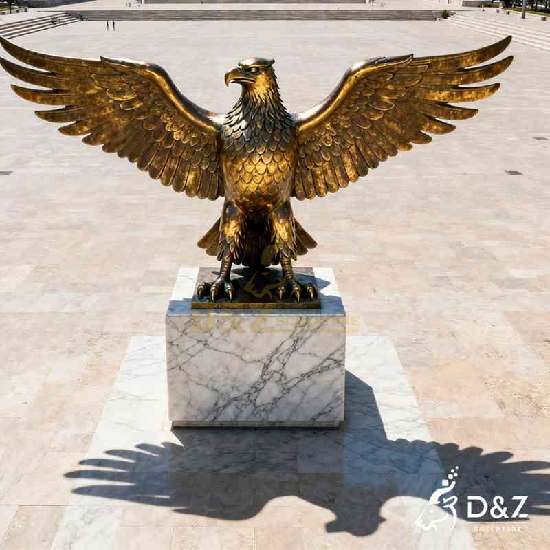large eagle statue