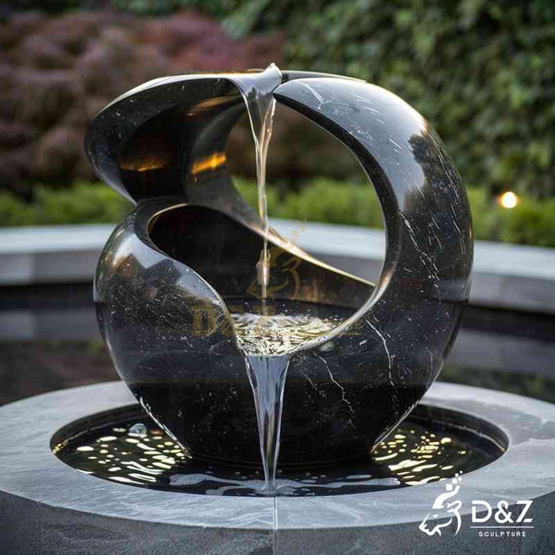 outdoor bowl water fountain