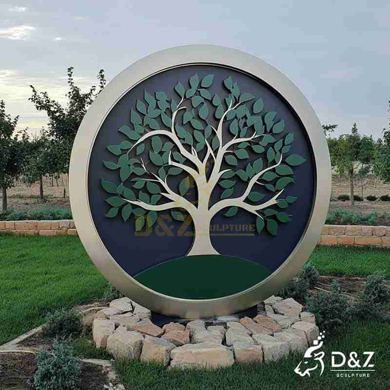 metal tree of life sculpture