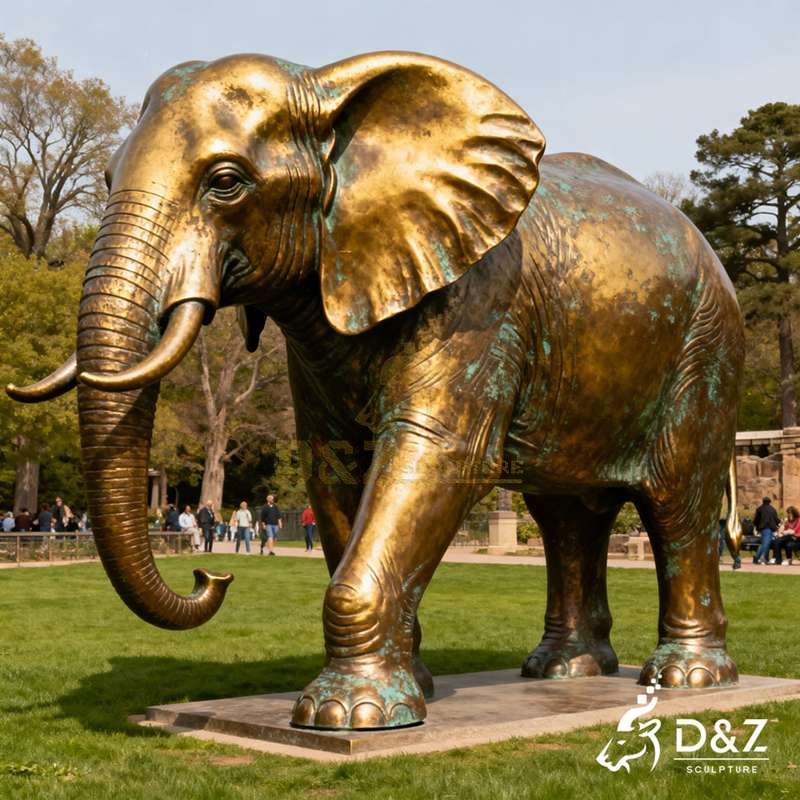 large outdoor elephant statue