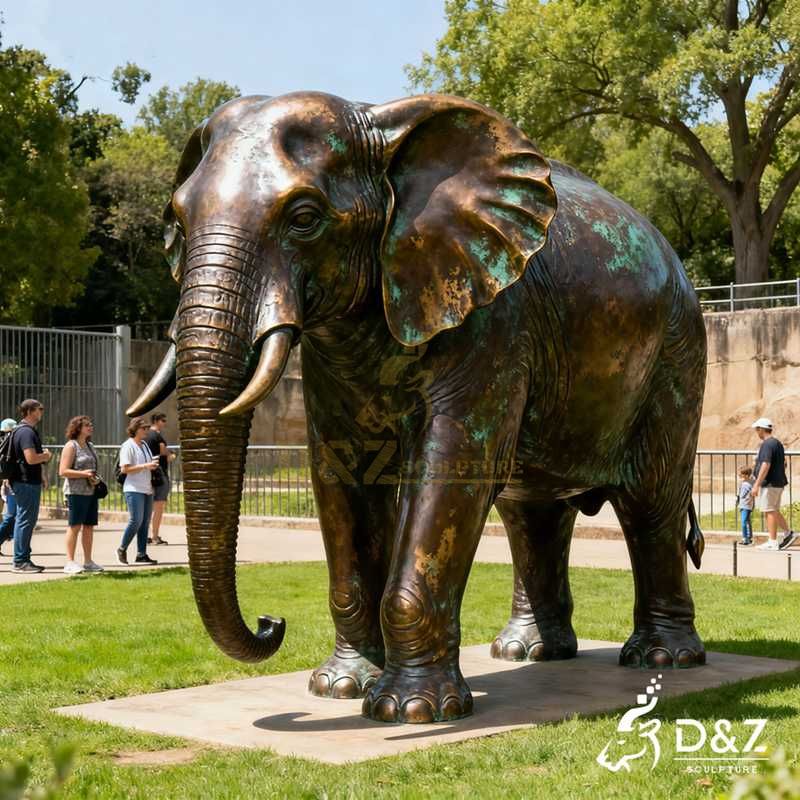 outdoor elephant statue