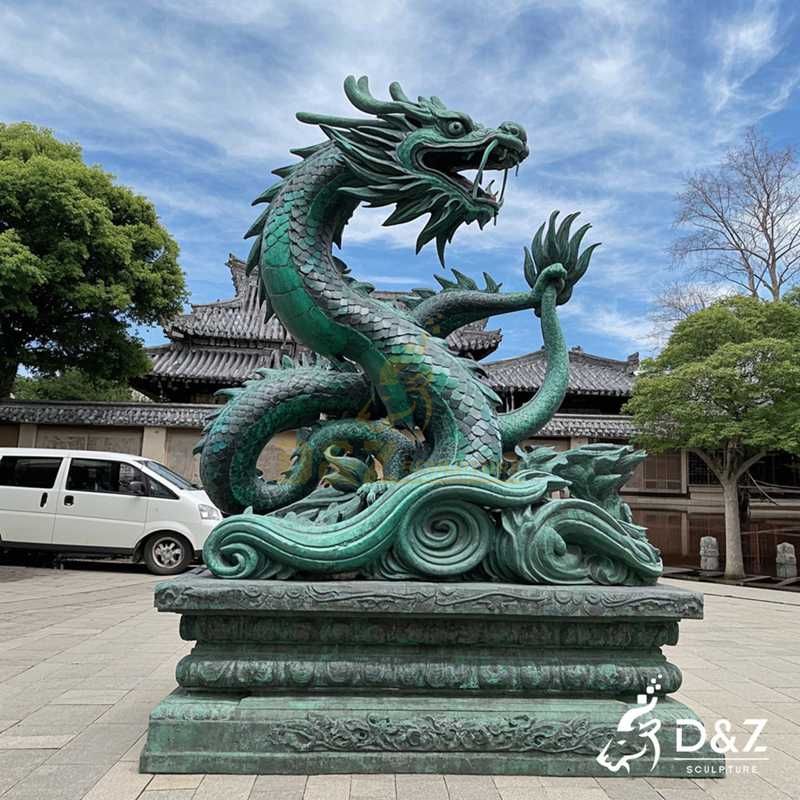 japanese bronze dragon statues