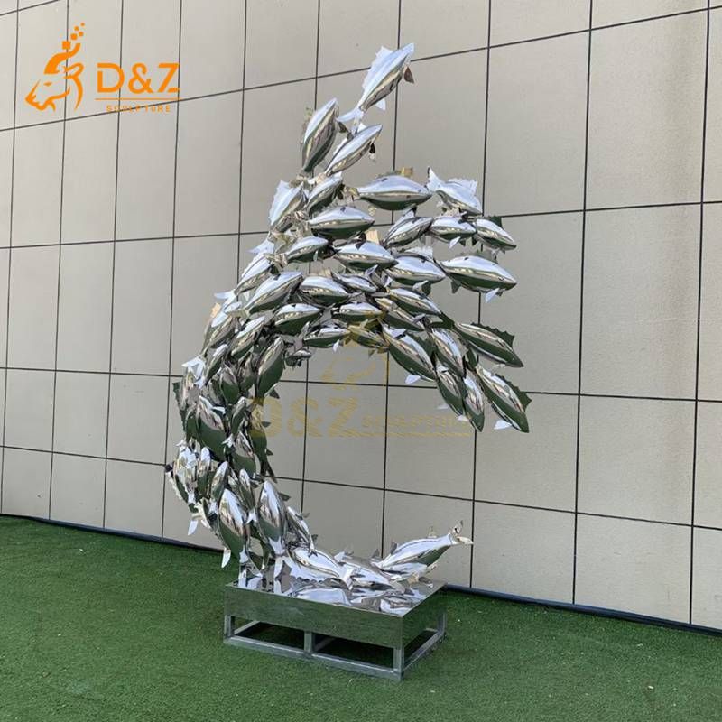 metal fish sculpture