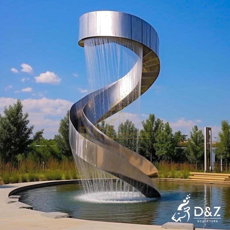 metal fountain