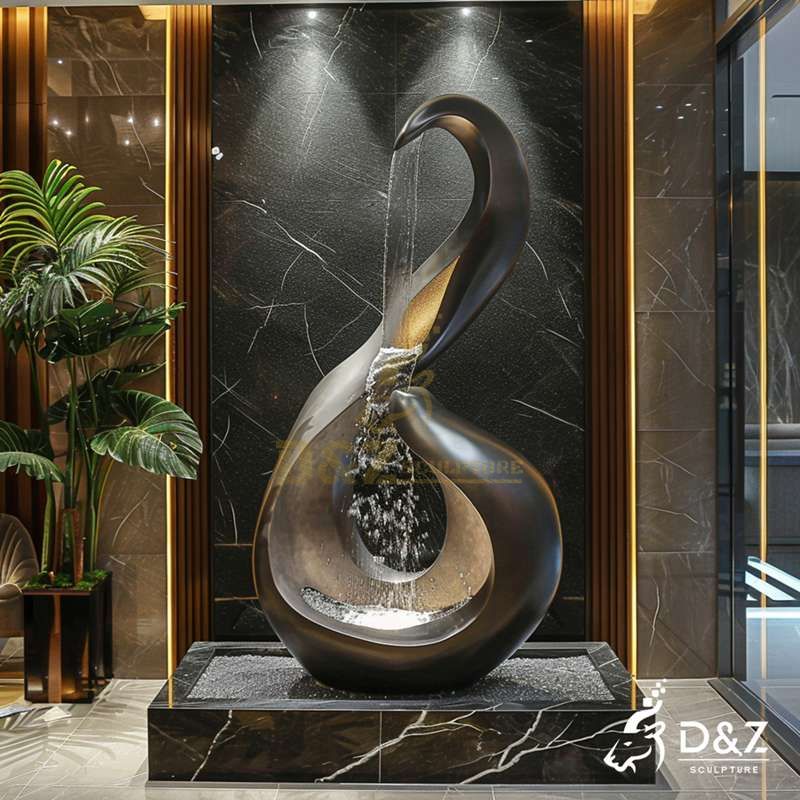 large waterfall fountain