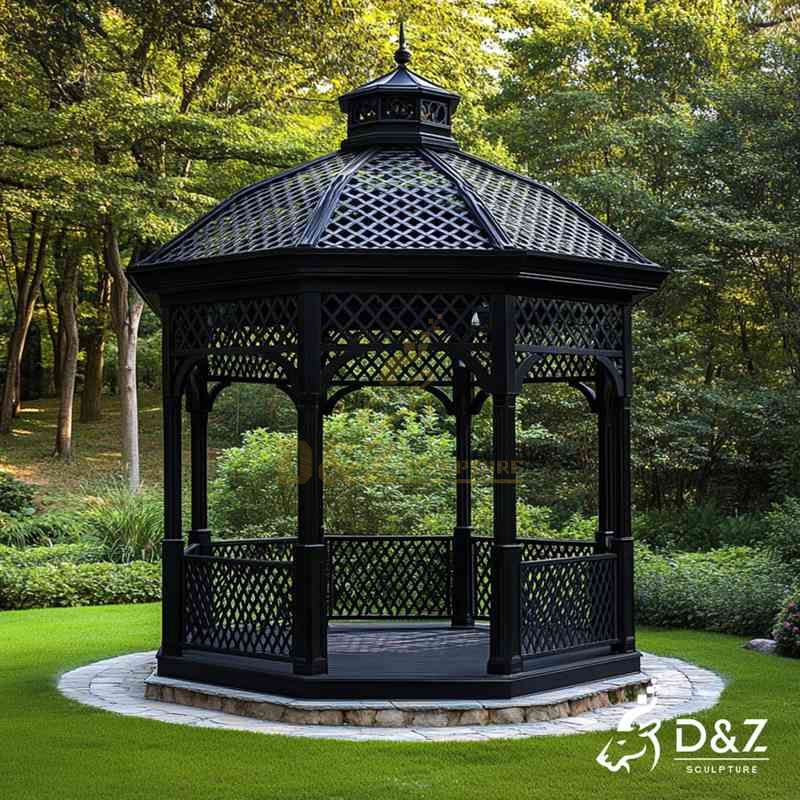 large metal pavilion