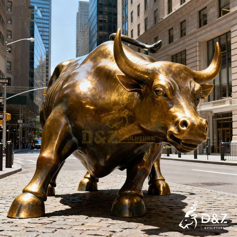 the wall street bull statue