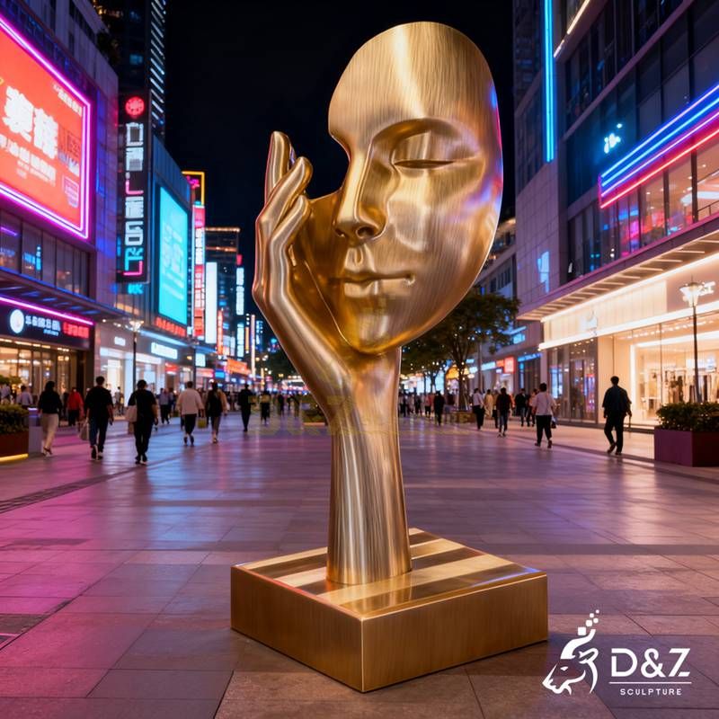 large face sculpture