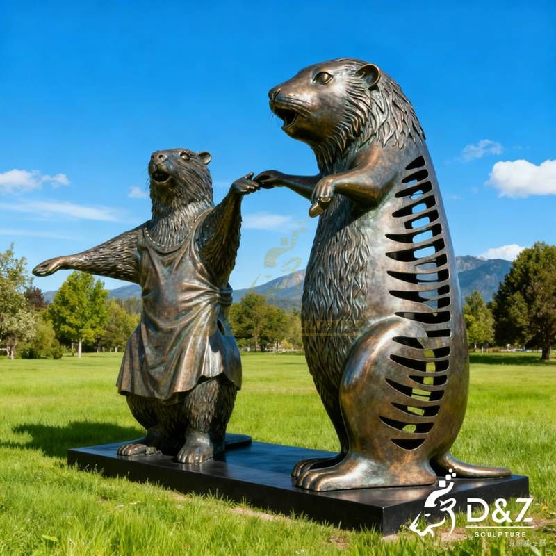 beaver statue