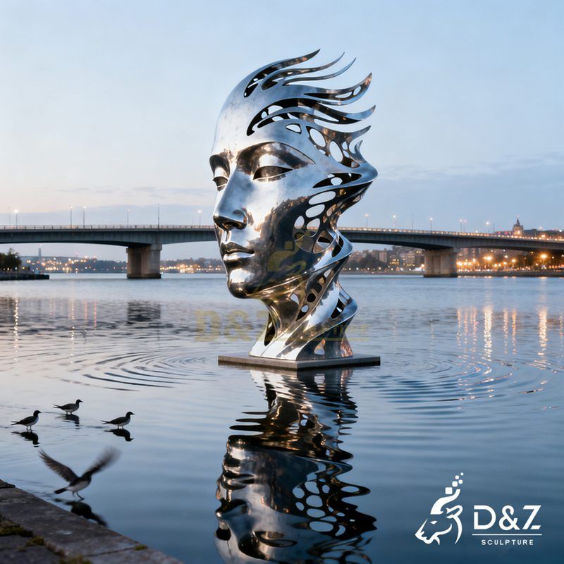 large face sculpture