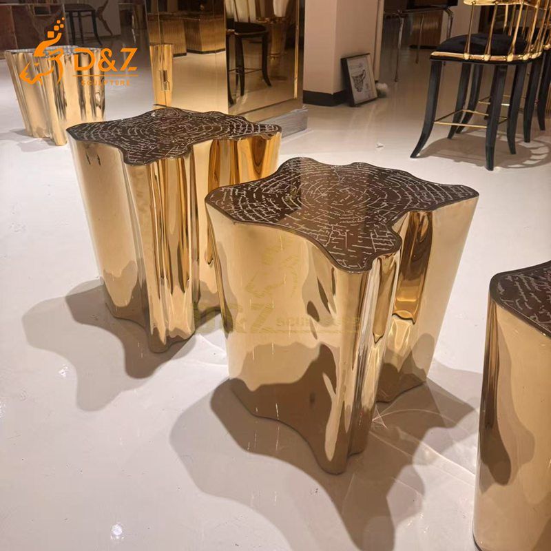 modern metal coffee table