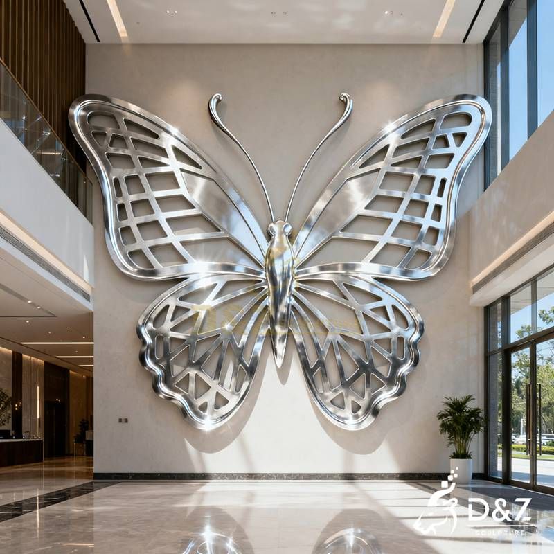 large metal wall sculpture
