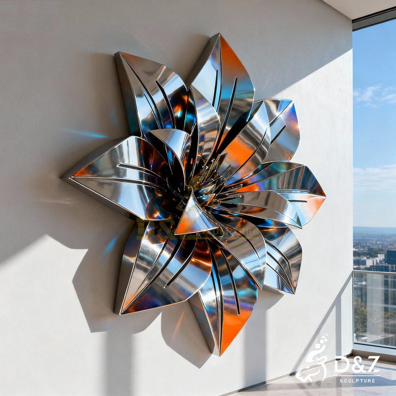 geometric wall sculpture