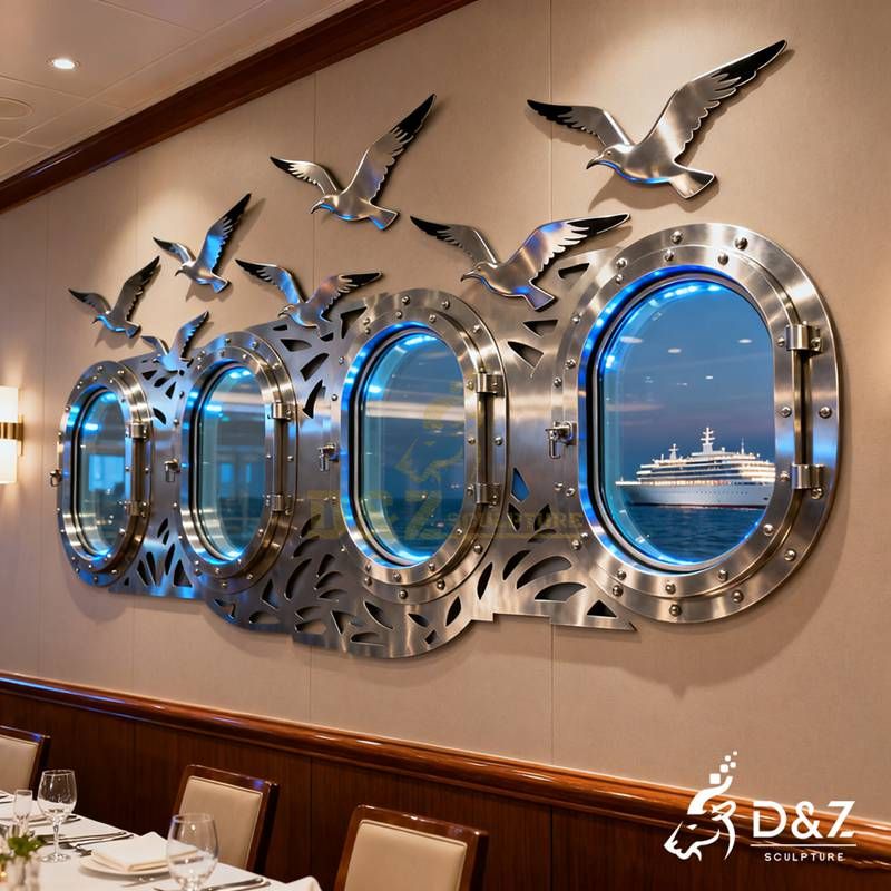 seagull wall art sculpture
