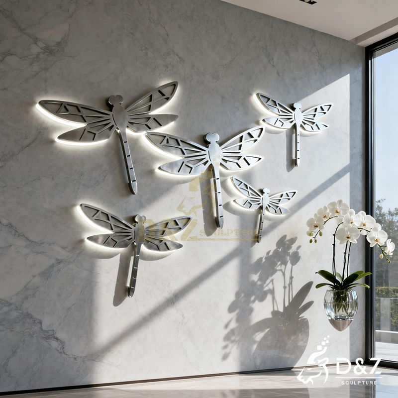 dragonfly wall art sculpture
