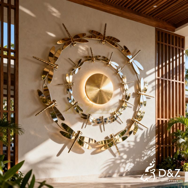 large wall sculpture